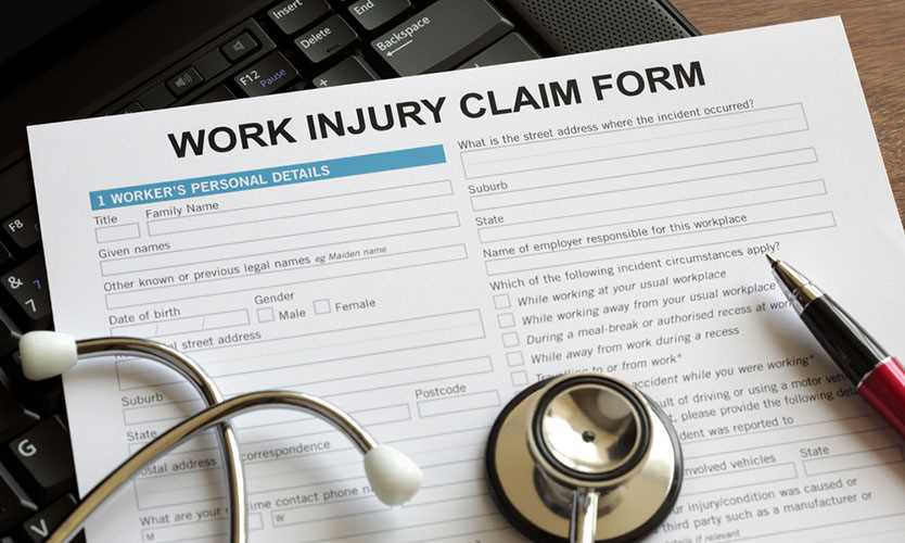 Workers compensation claim form